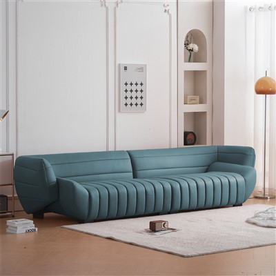 Kisméretű műbőr sarokkanapé a hálószobába